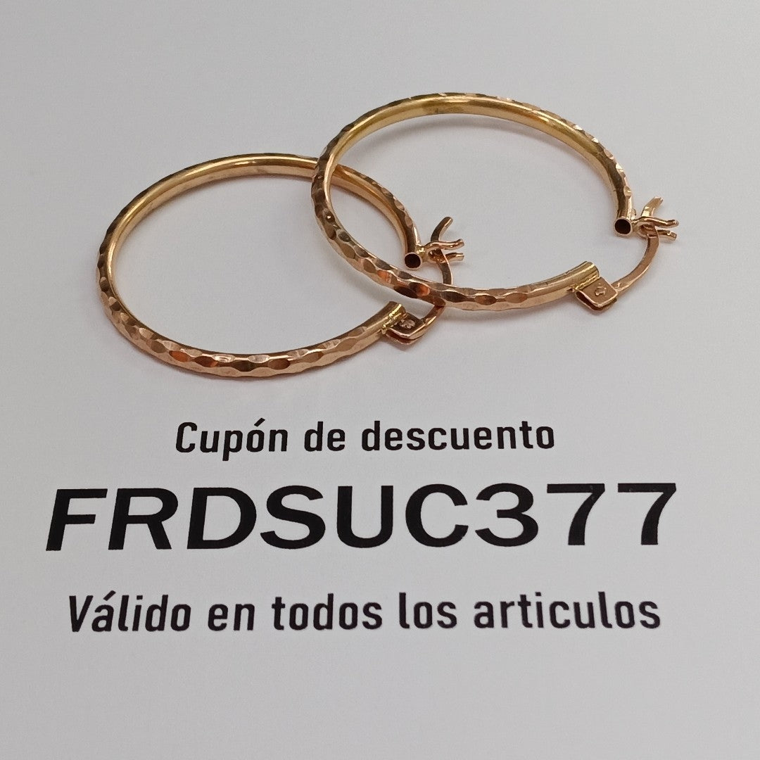ARRACADAS PAR ORO 10 K 3.5 GRMS (SEMINUEVO)