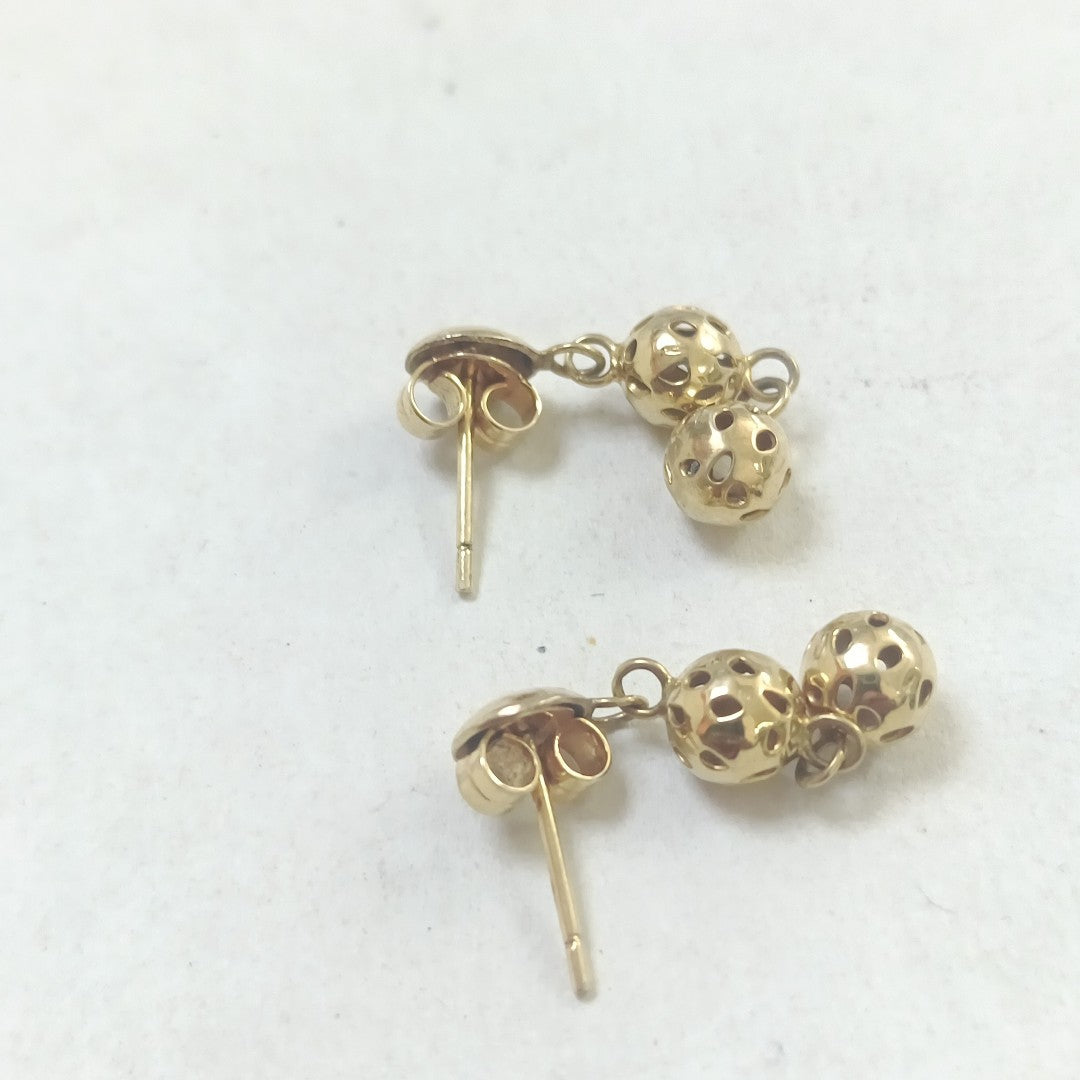 ARETES PAR ORO 14 K 3 GRMS (SEMINUEVO)