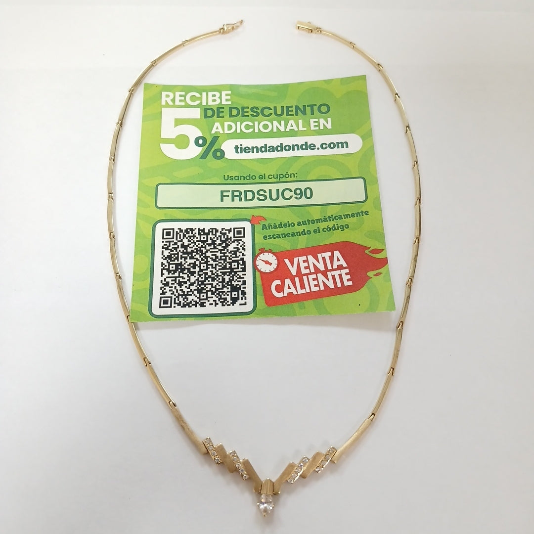 GARGANTILLA ORO 14 K 13.5 GRMS (SEMINUEVO)