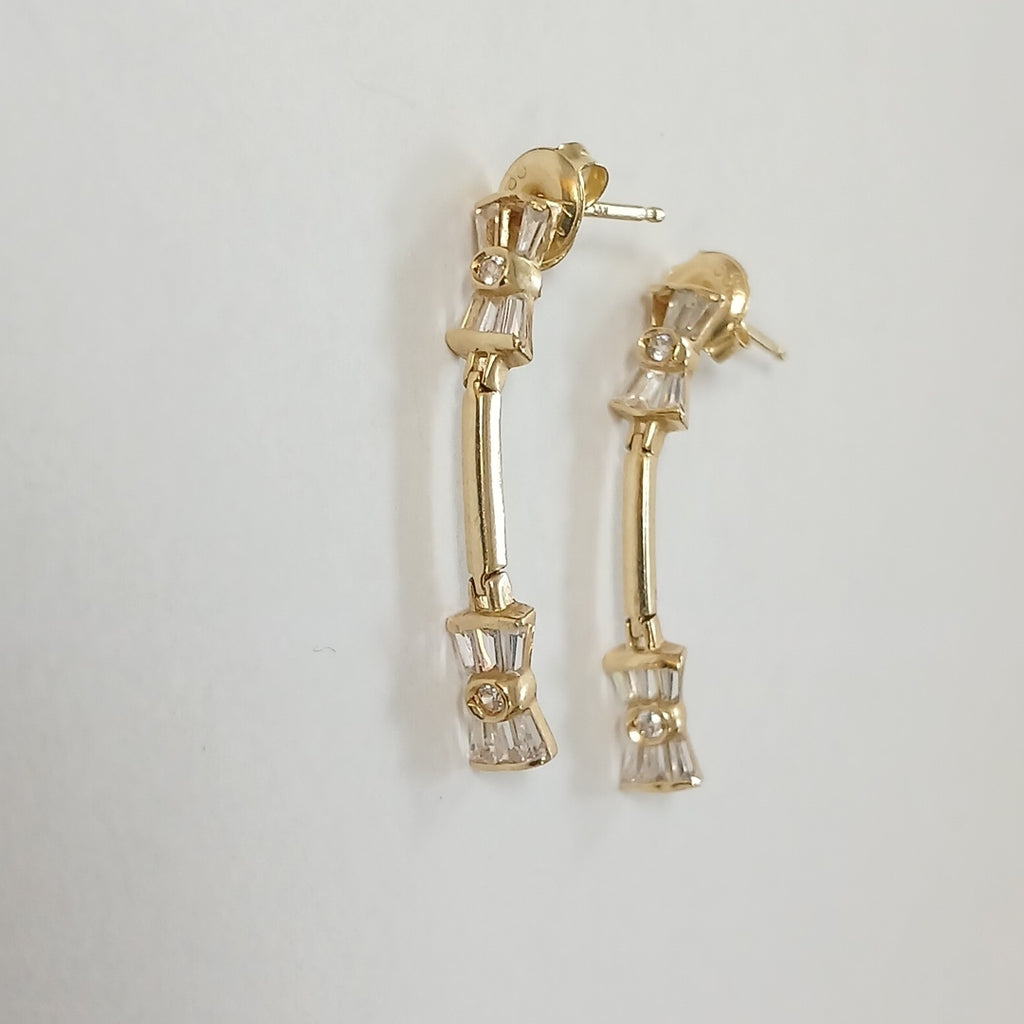 BROQUELES PAR ORO 14 K 2.4 GRMS (SEMINUEVO)