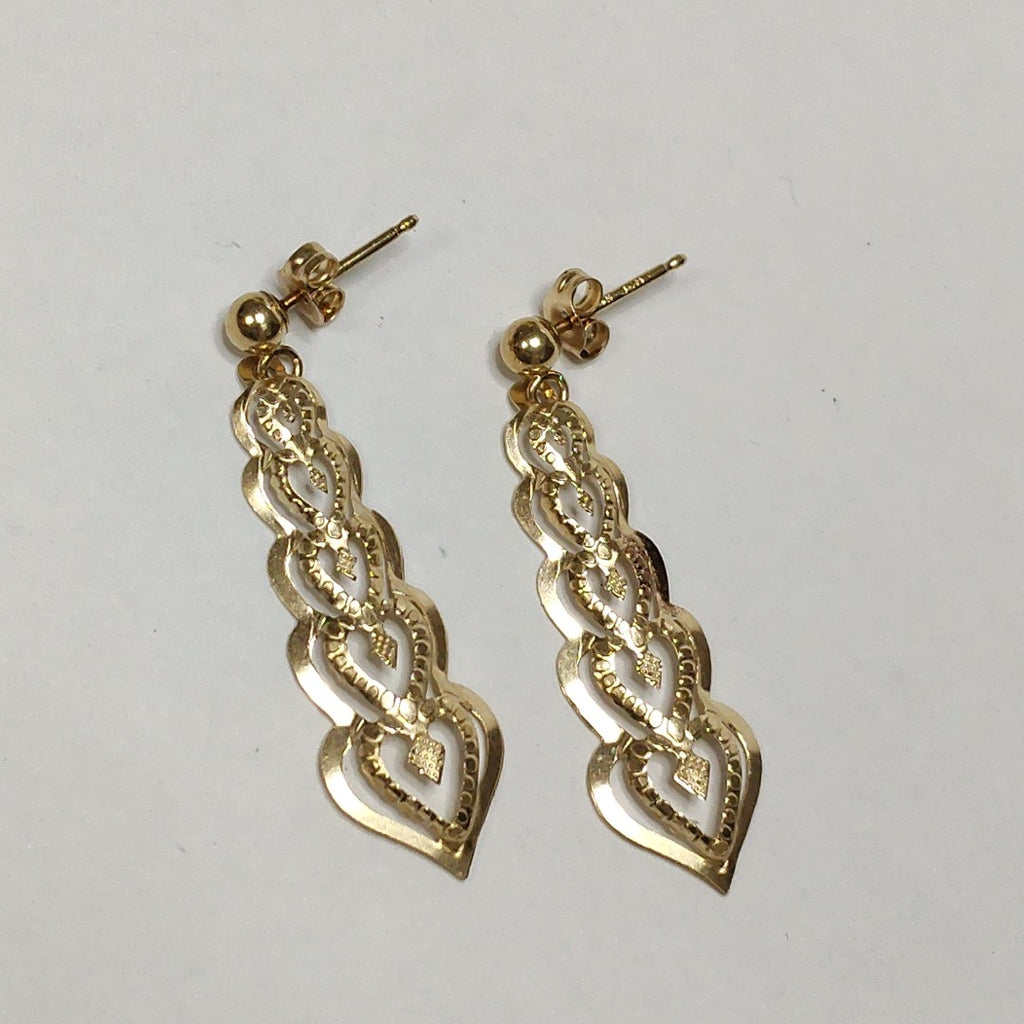 ARETES PAR ORO 14 K 0,60 GRMS (SEMINUEVO)