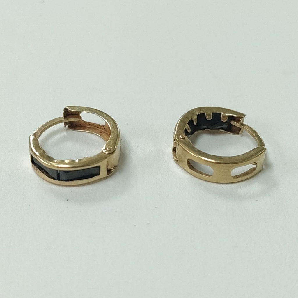 ARRACADAS PAR ORO 10 K 1.3 GRMS (SEMINUEVO)