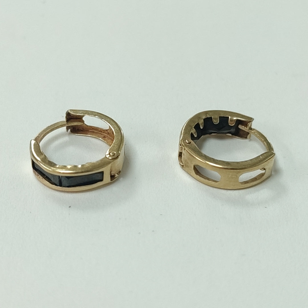 ARRACADAS PAR ORO 10 K 1.3 GRMS (SEMINUEVO)
