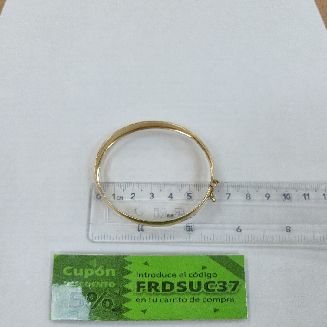 PULSERA RIGIDA ORO 14 K 6.8 GRMS (SEMINUEVO)