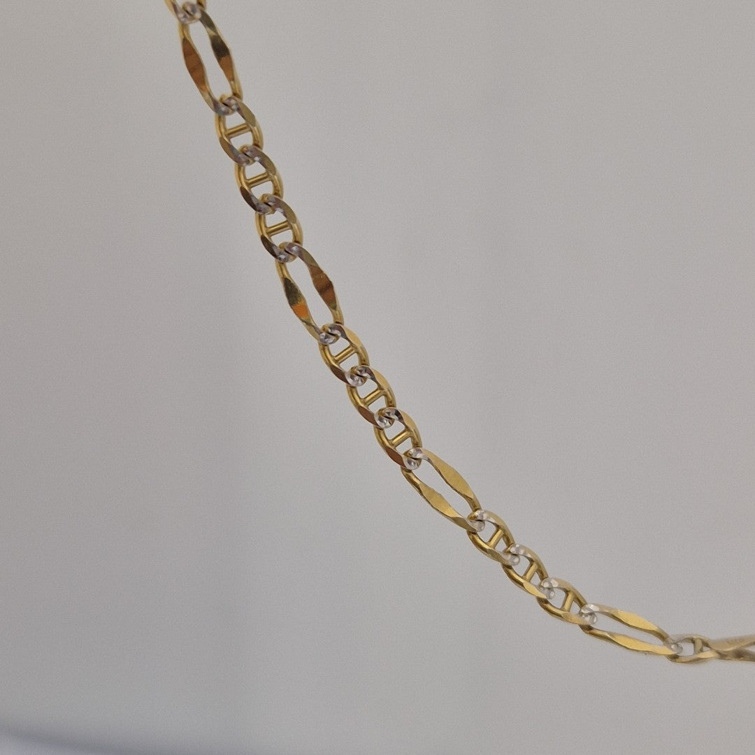CADENA ORO, RODIADO 14 K 7.8 GRMS (SEMINUEVO)