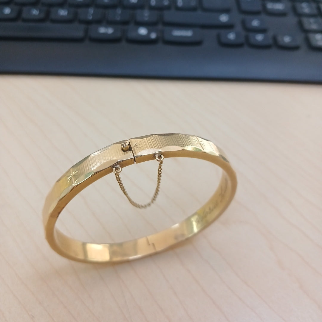 PULSERA RIGIDA ORO 18 K 19,20 GRMS (SEMINUEVO)