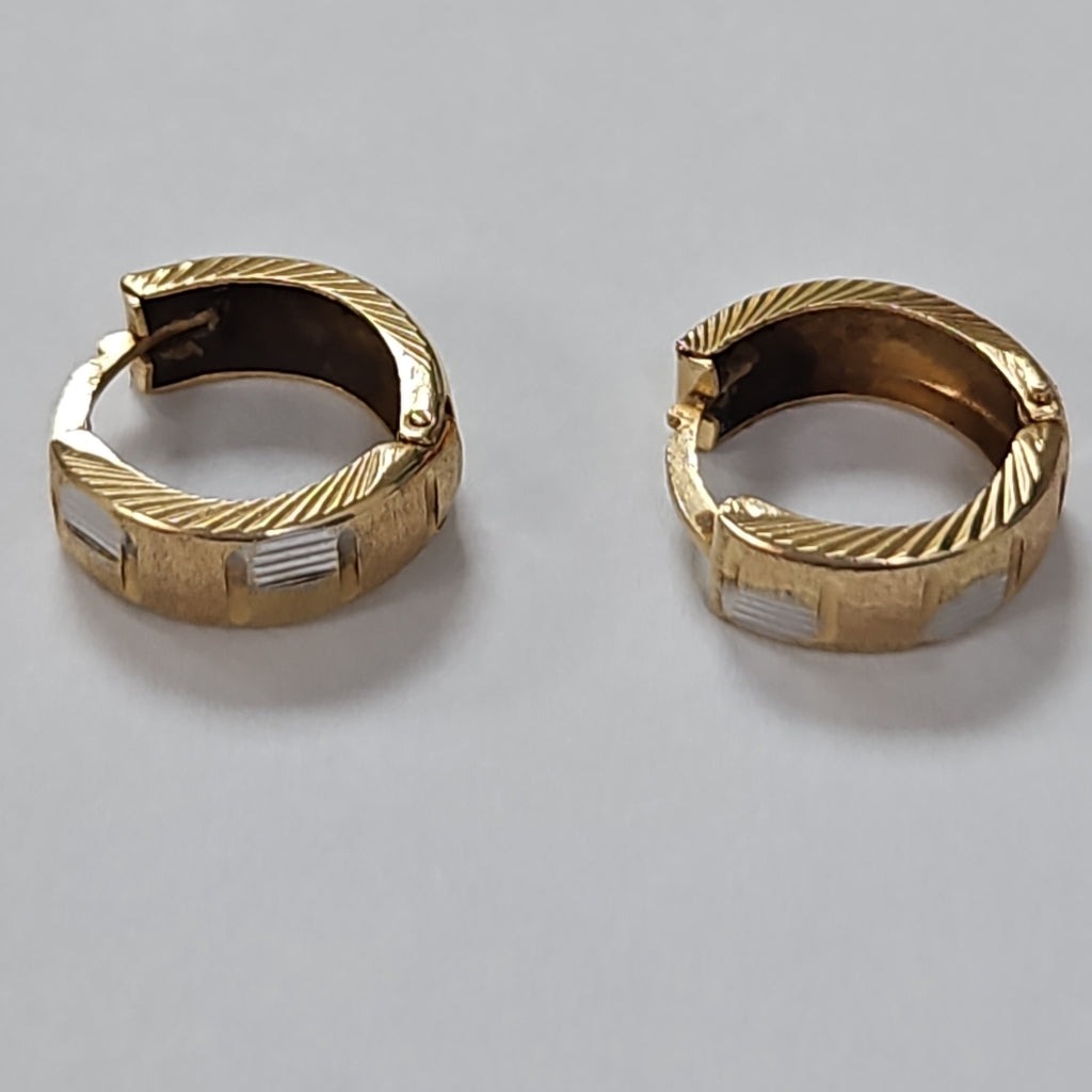 ARRACADAS PAR ORO 14 K 2,10 GRMS (SEMINUEVO)