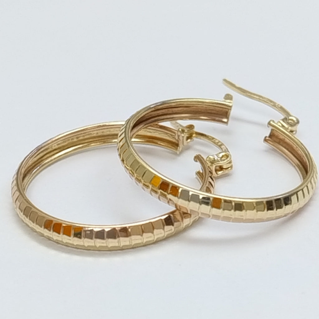 ARRACADAS PAR ORO 14 K 2.4 GRMS (SEMINUEVO)