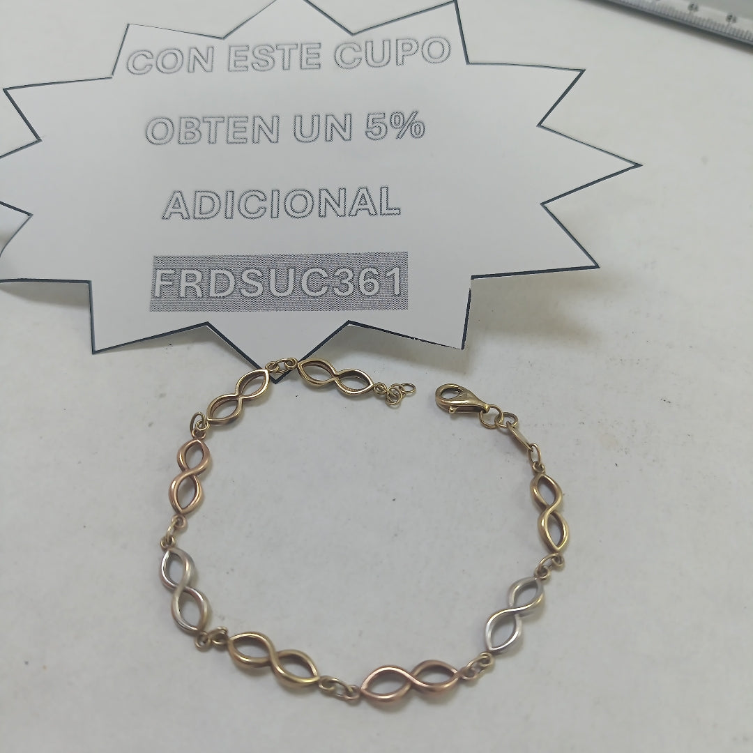 PULSERA ORO 14 K 4 GRMS (SEMINUEVO)