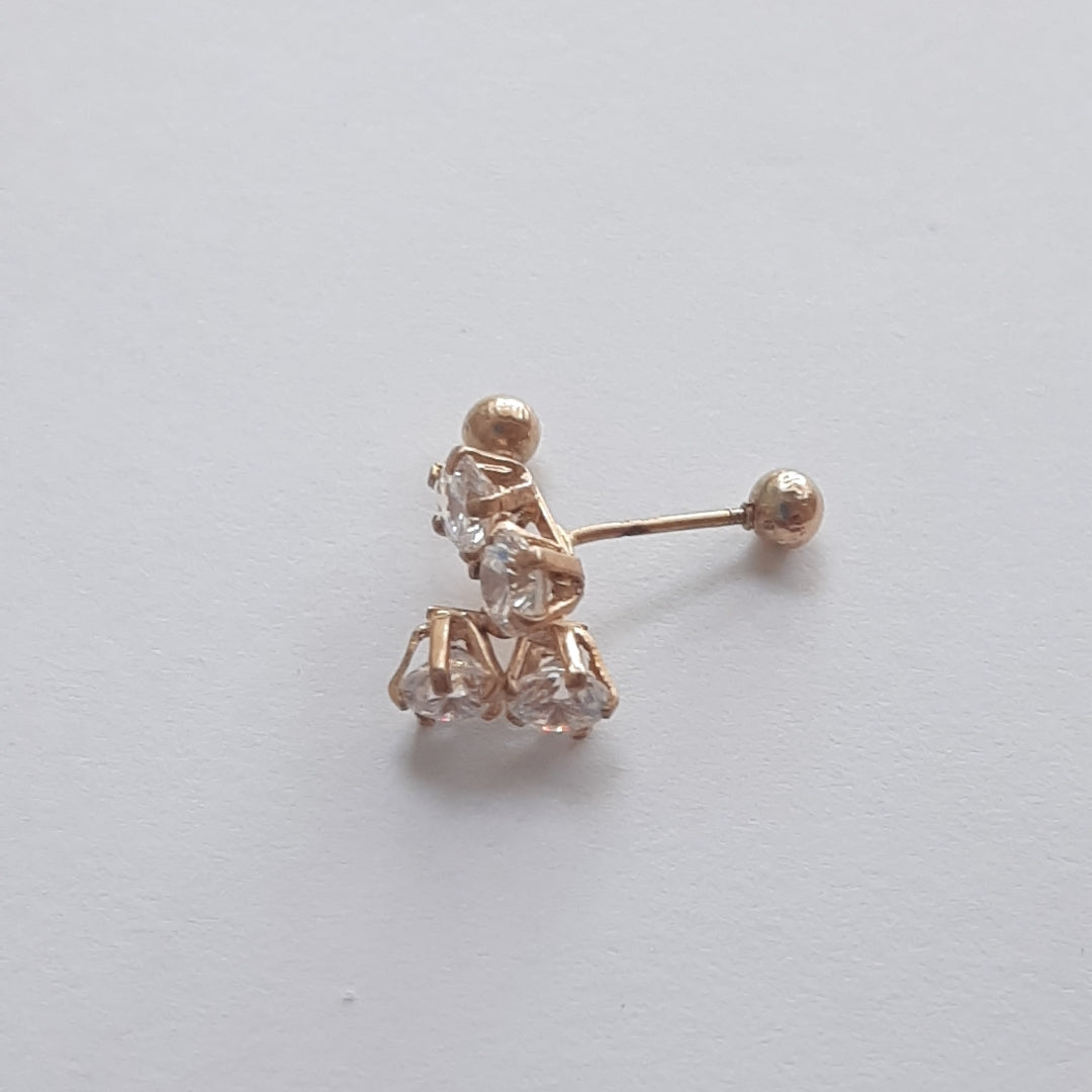 BROQUELES PAR ORO 14 K 0.8 GRMS (SEMINUEVO)