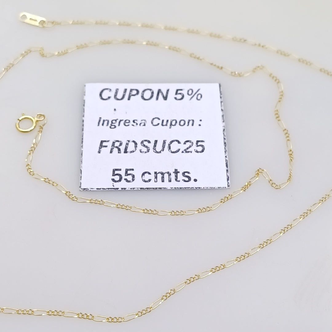 CADENA ORO 14 K 1.7 GRMS (SEMINUEVO)