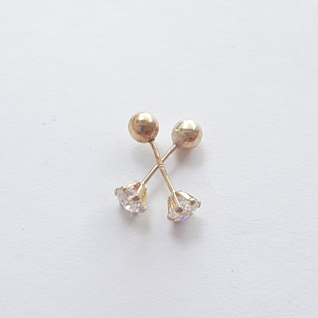 BROQUELES PAR ORO 14 K 0.4 GRMS (SEMINUEVO)