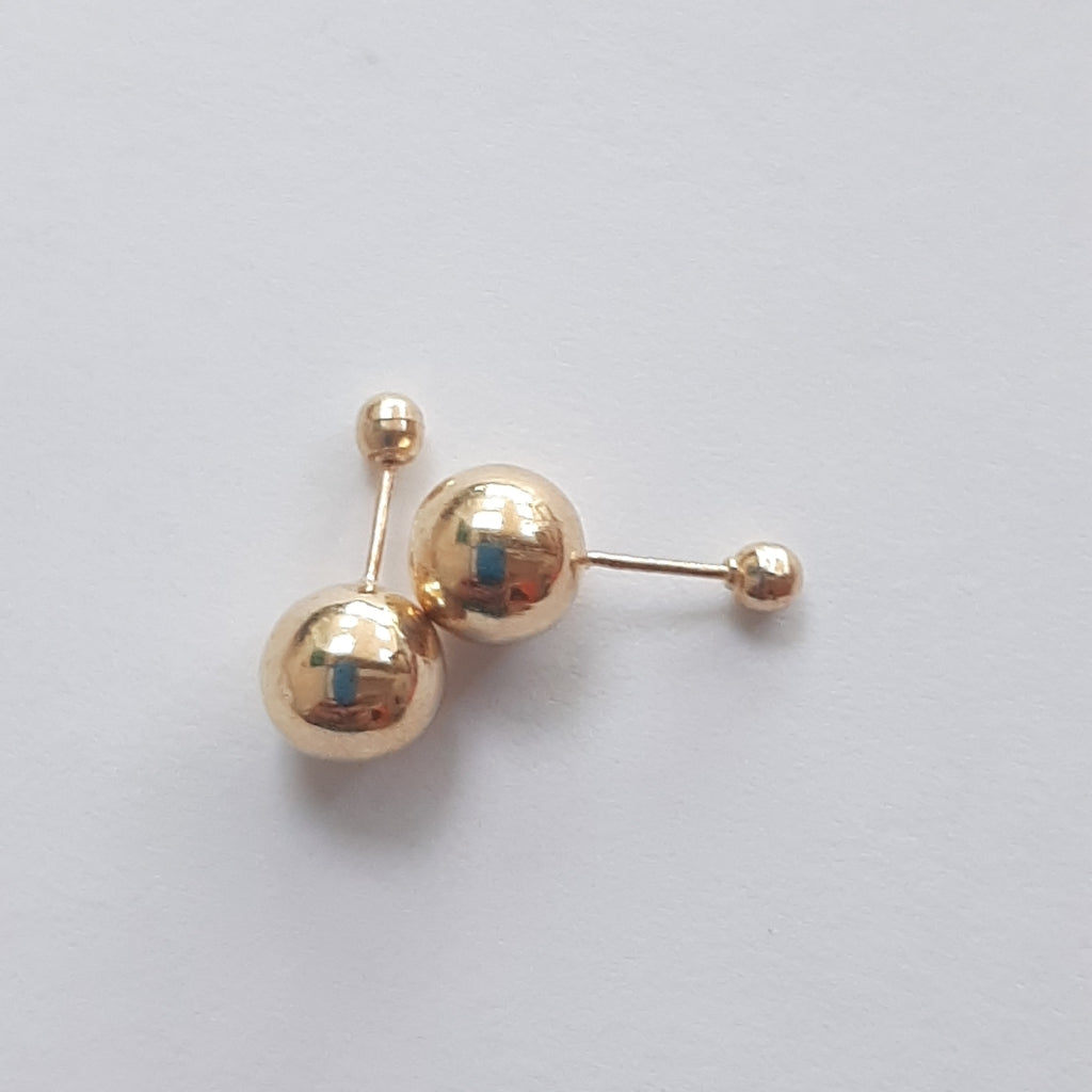 BROQUELES PAR ORO 14 K 0.4 GRMS (SEMINUEVO)