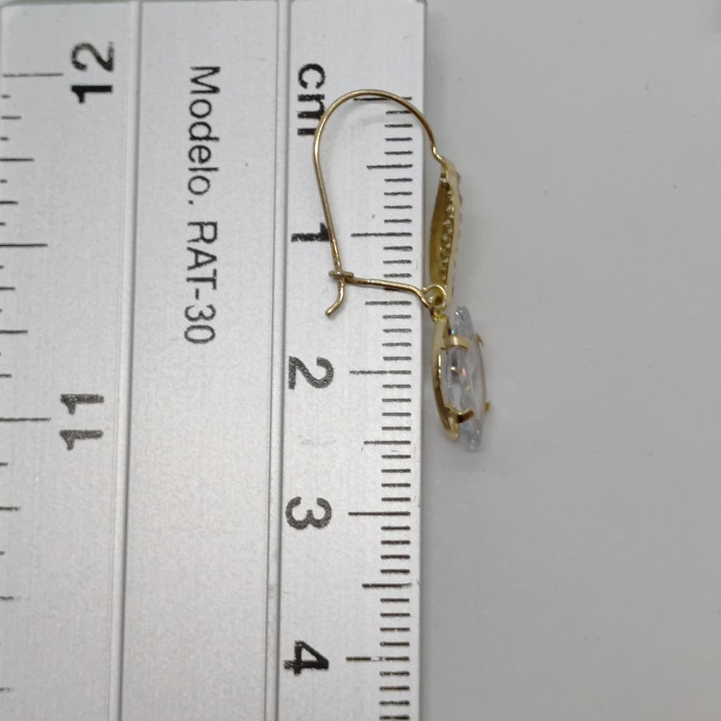 ARETES PAR ORO 10 K 1.1 GRMS (SEMINUEVO)