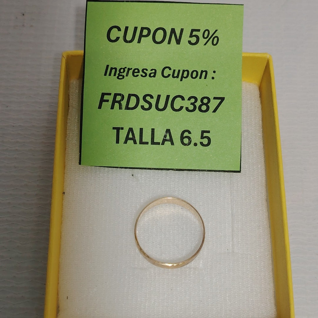 ARGOLLA ORO 10 K 1,40 GRMS (SEMINUEVO)