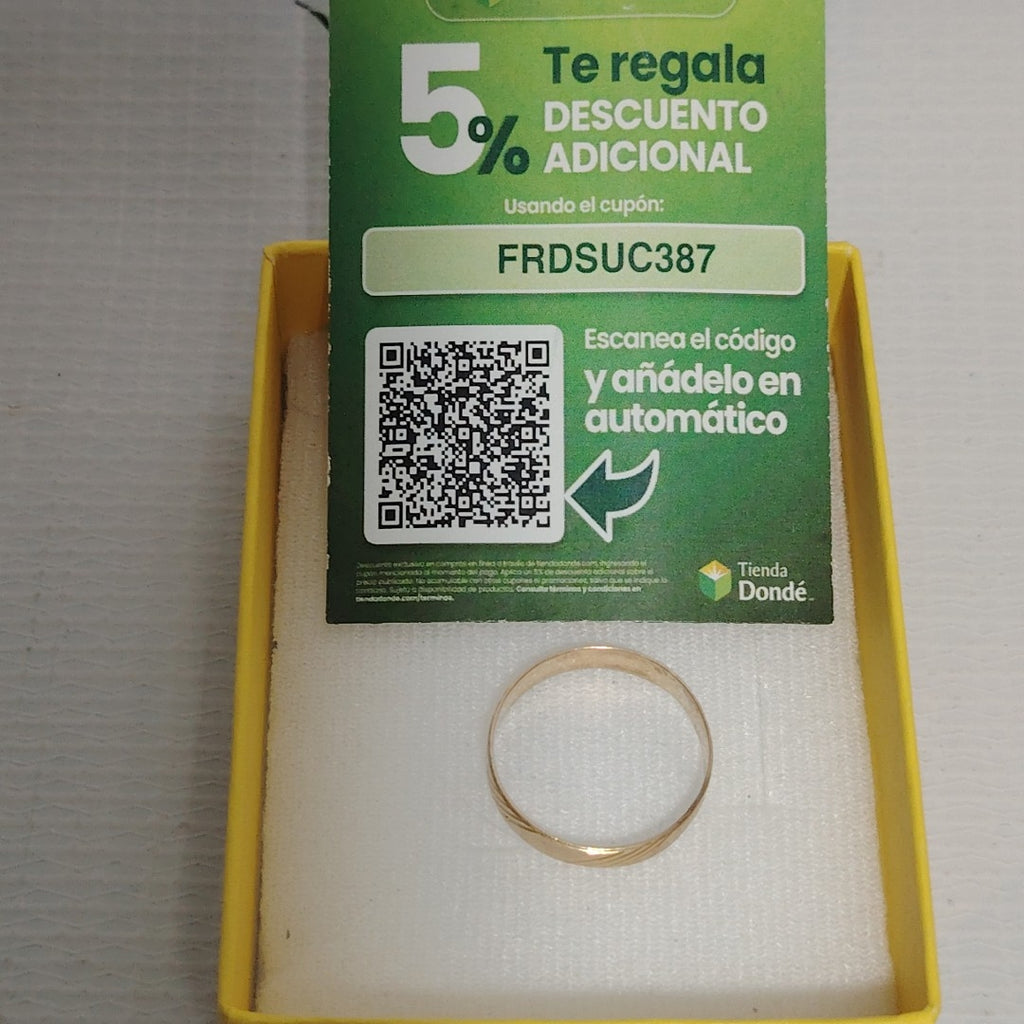 ARGOLLA ORO 10 K 1,60 GRMS (SEMINUEVO)