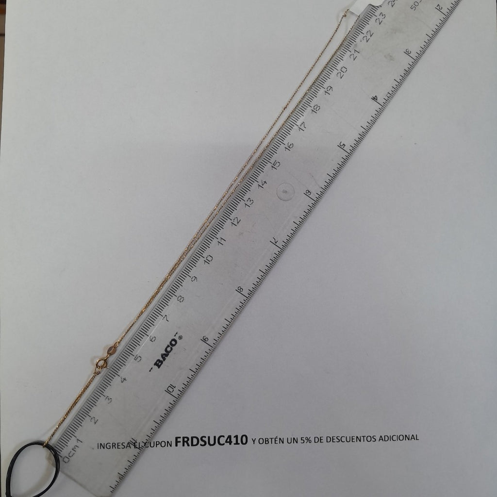 CADENA ORO 14 K 1,20 GRMS (SEMINUEVO)