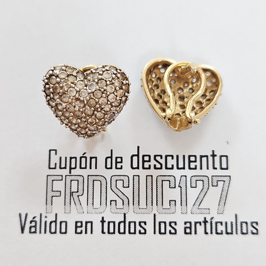 ARETES PAR ORO 14 K 3.6 GRMS (SEMINUEVO)