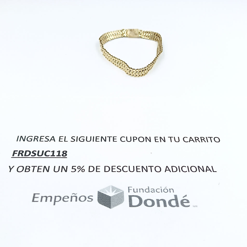 PULSERA ORO 10 K 9.6 GRMS (SEMINUEVO)