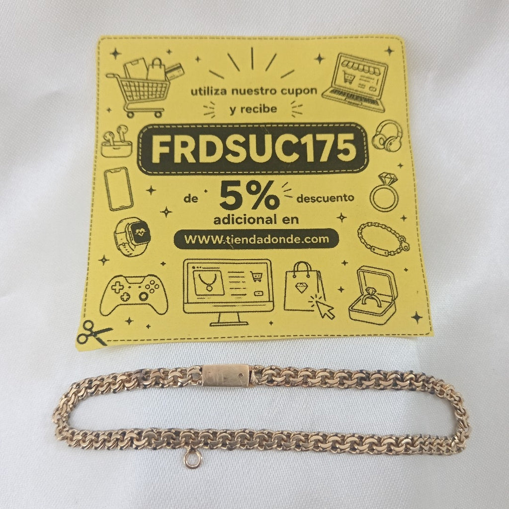 PULSERA ORO 14 K 7.4 GRMS (SEMINUEVO)