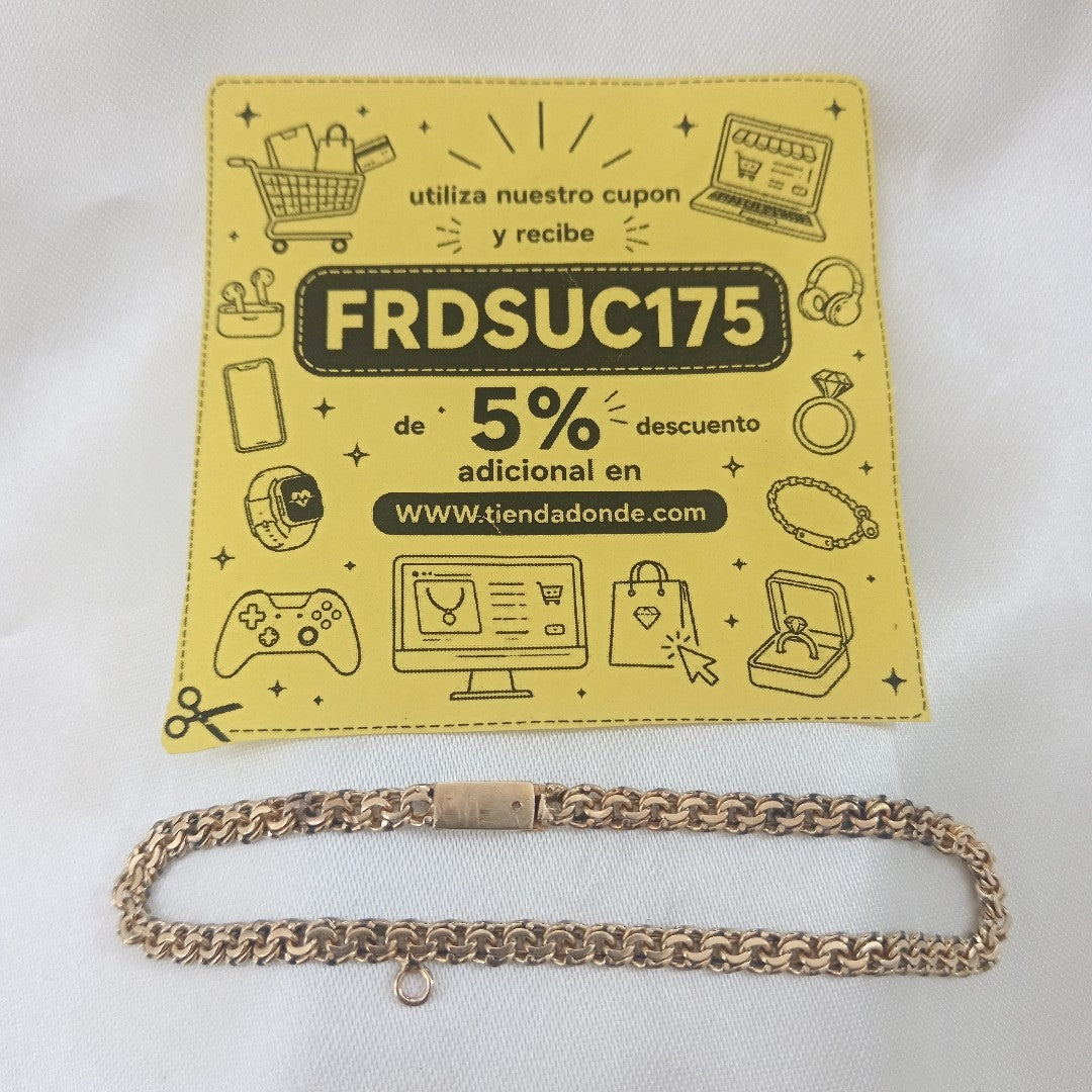 PULSERA ORO 14 K 7.4 GRMS (SEMINUEVO)