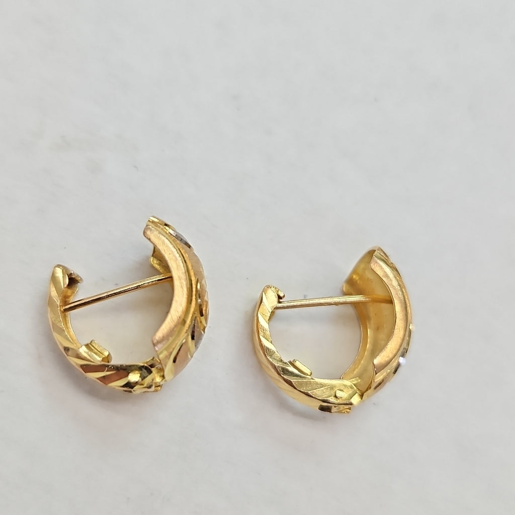 ARETES PAR ORO 10 K 2,40 GRMS (SEMINUEVO)
