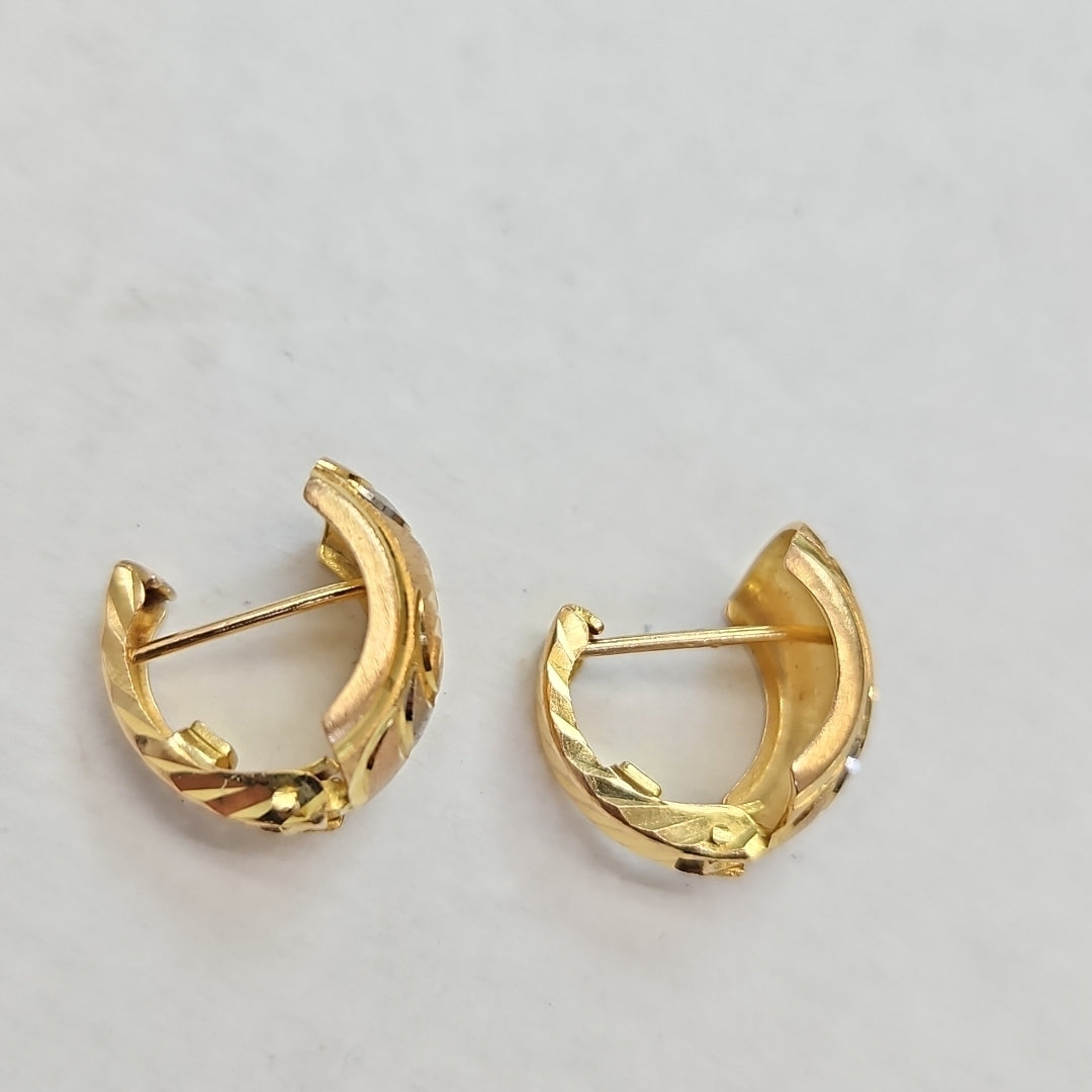 ARETES PAR ORO 10 K 2,40 GRMS (SEMINUEVO)