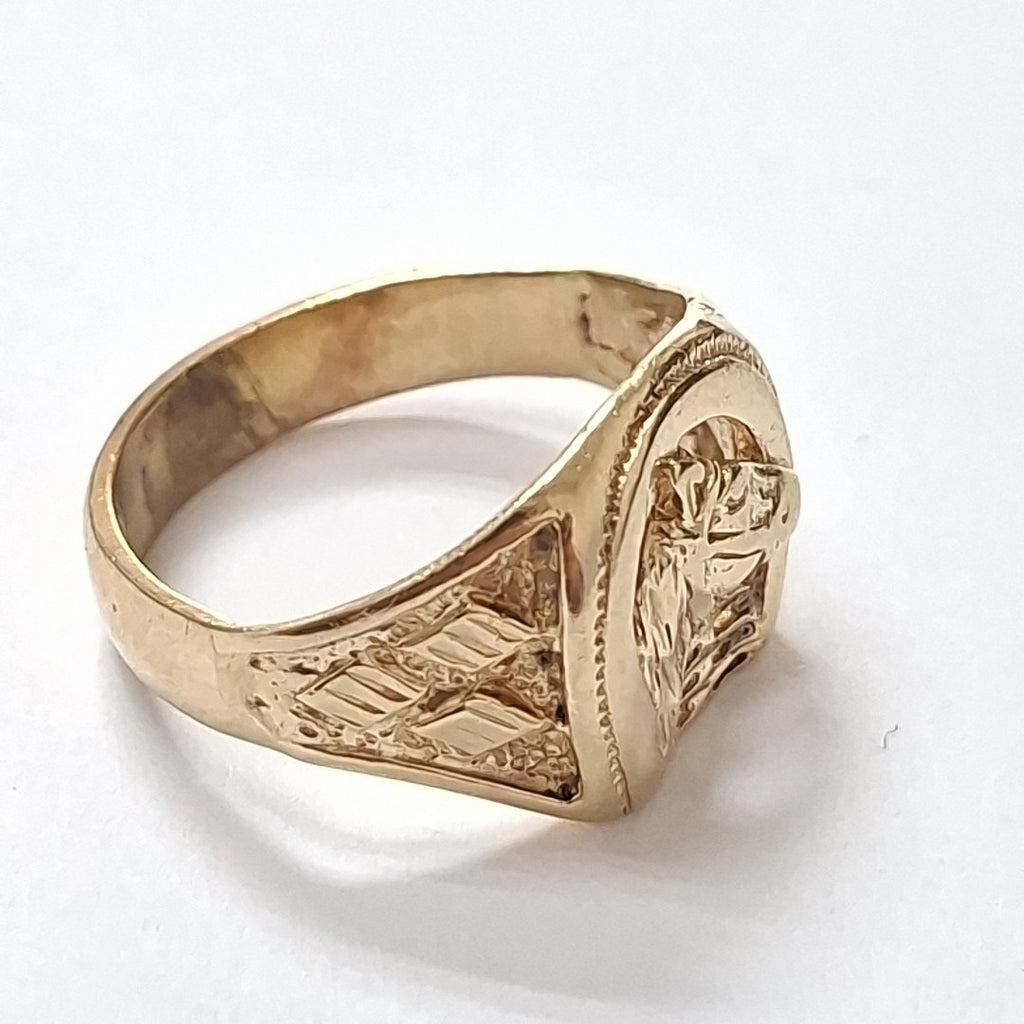 ANILLO ORO 10 K 6 GRMS (SEMINUEVO)