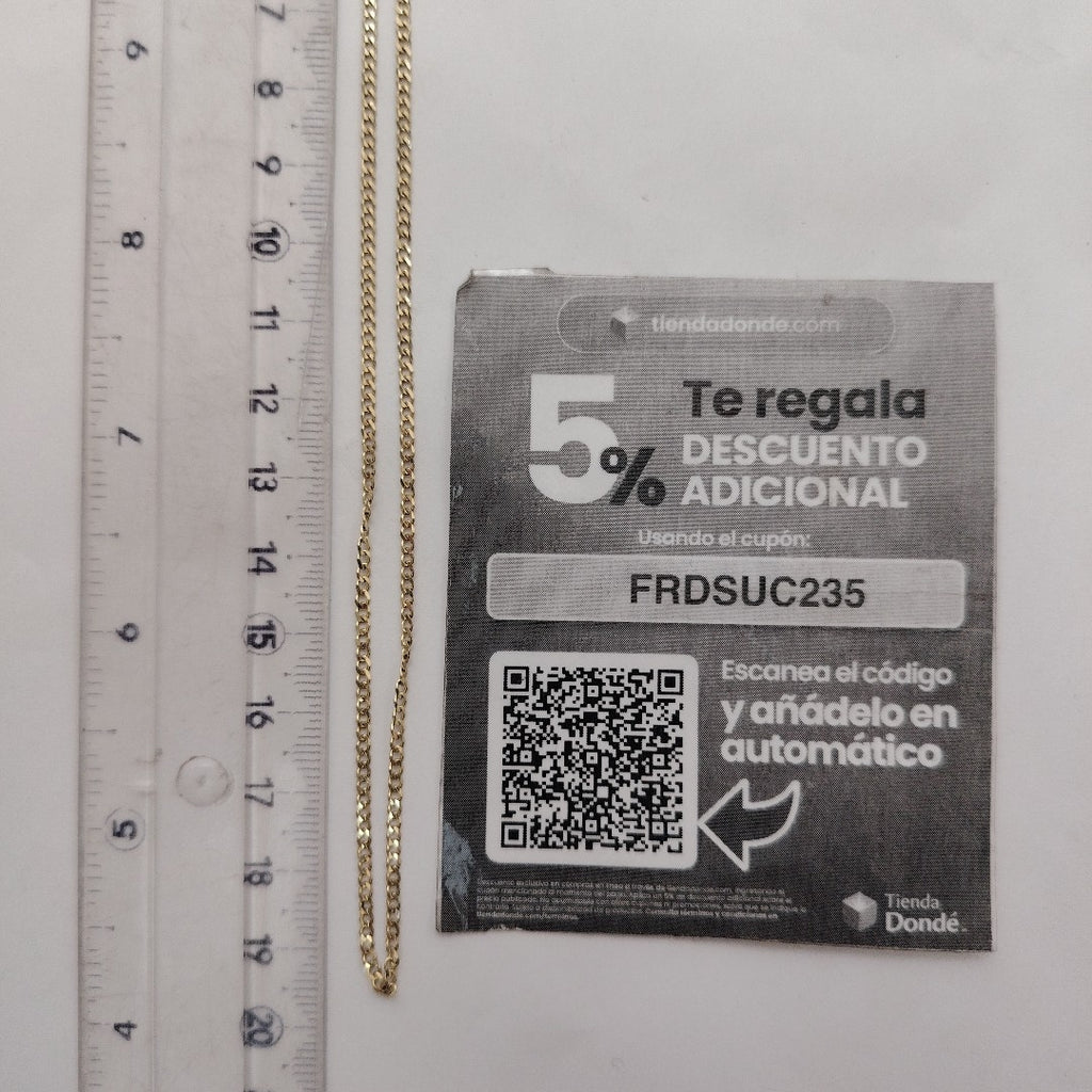 CADENA ORO 10 K 2.5 GRMS (SEMINUEVO)