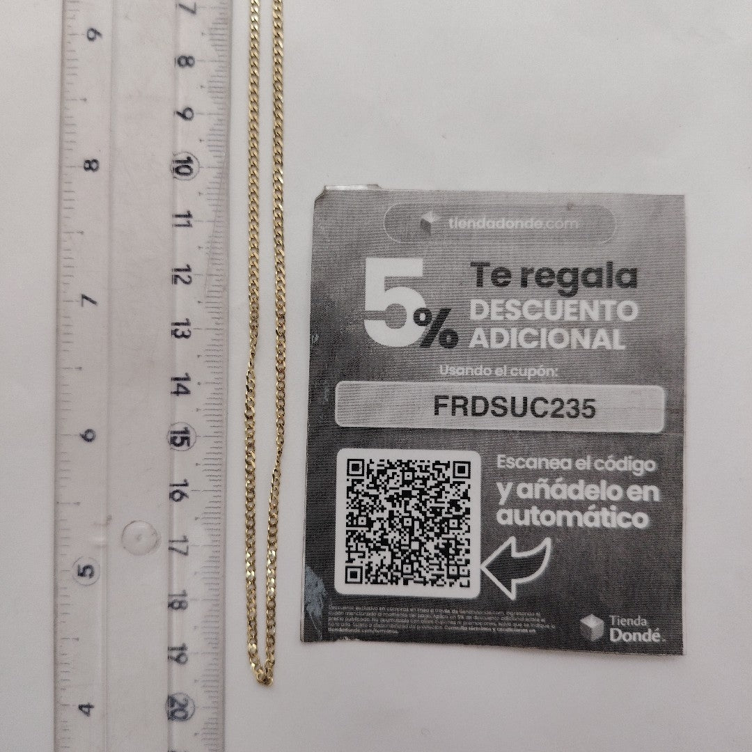 CADENA ORO 10 K 2.5 GRMS (SEMINUEVO)