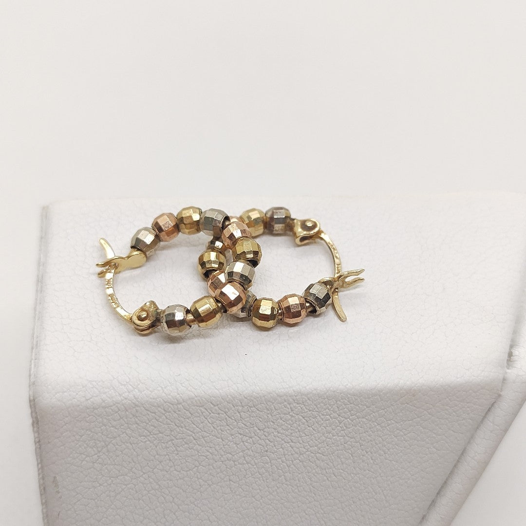 ARETES PAR ORO 10 K 1.5 GRMS (SEMINUEVO)