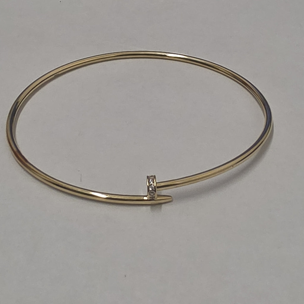 PULSERA RIGIDA ORO 10 K 2.6 GRMS (SEMINUEVO)