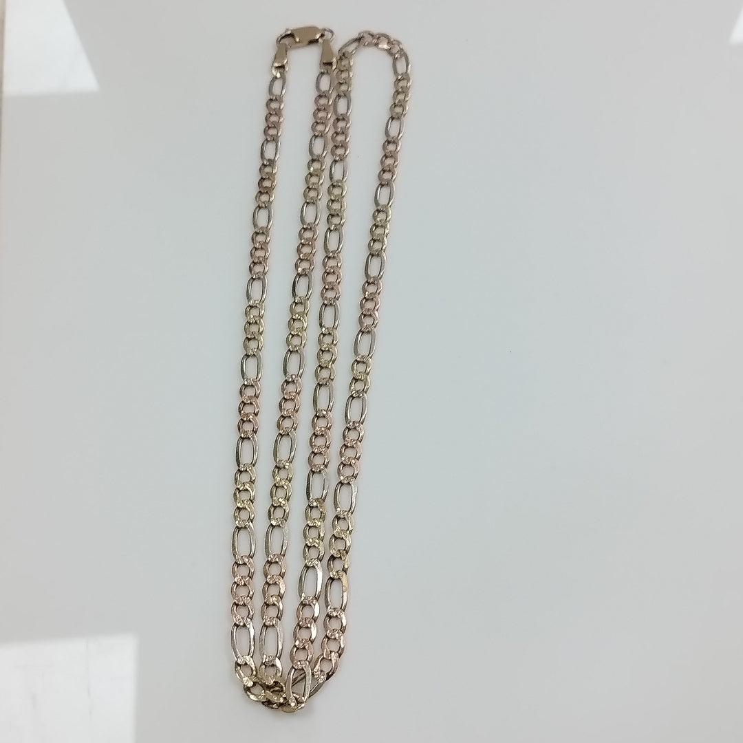 CADENA ORO, ORO COMBINADO 14 K 14.3 GRMS (SEMINUEVO)