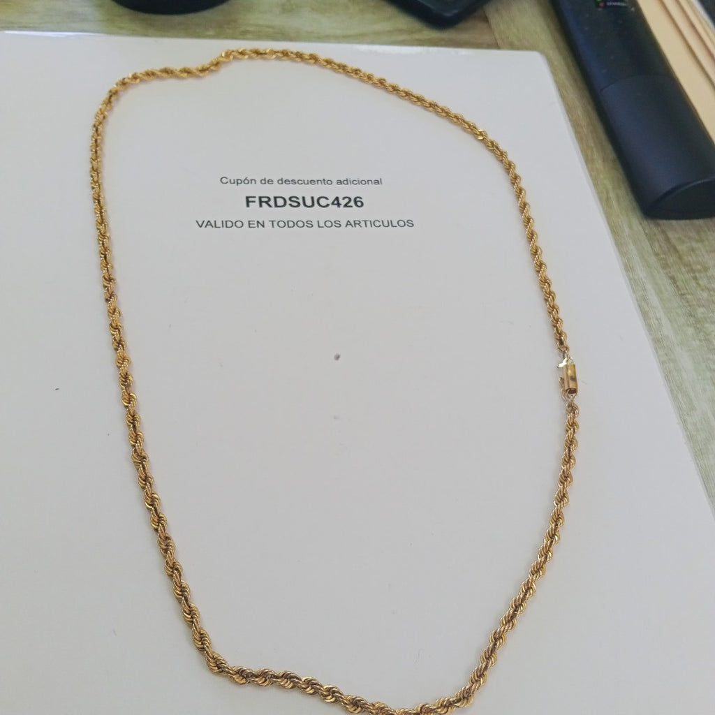CADENA ORO 14 K 31,60 GRMS (SEMINUEVO)