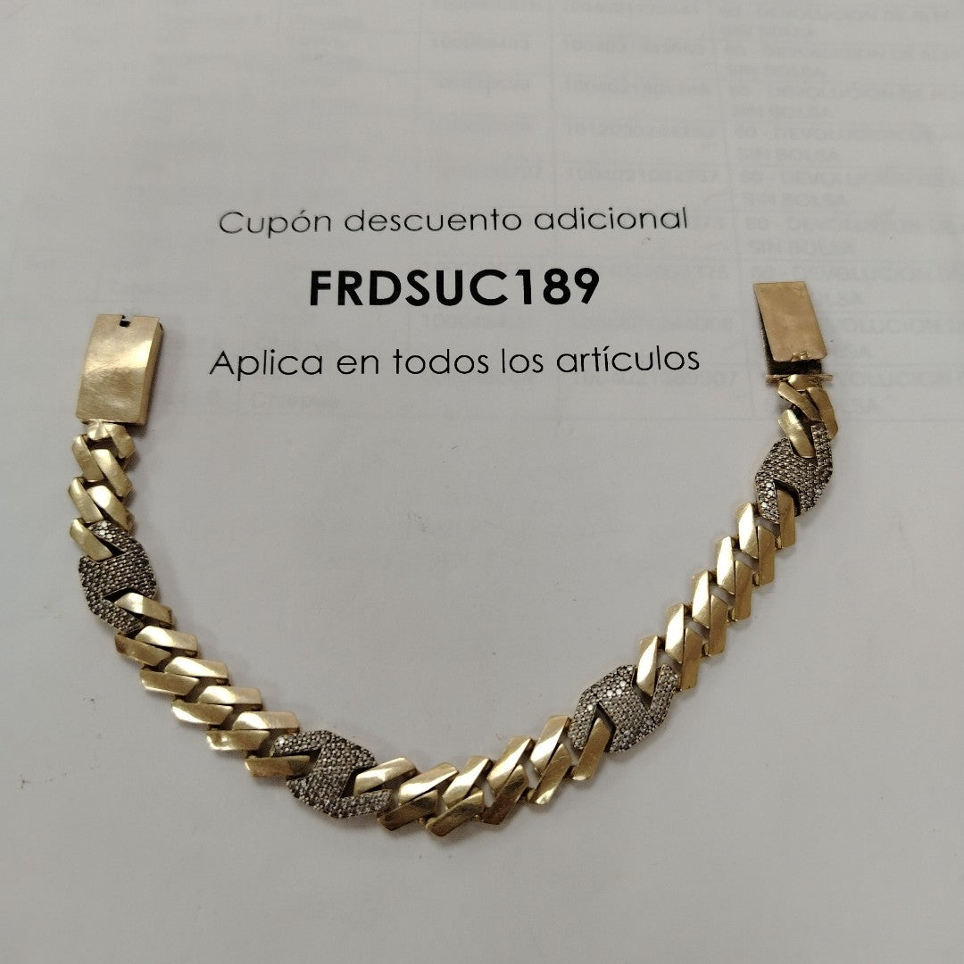 PULSERA ORO 10 K 16,30 GRMS (SEMINUEVO)
