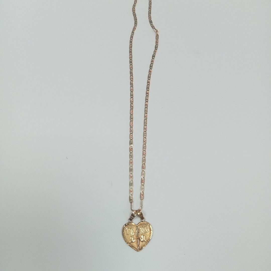 CADENA ORO, ORO COMBINADO 10 K 4 GRMS (SEMINUEVO)