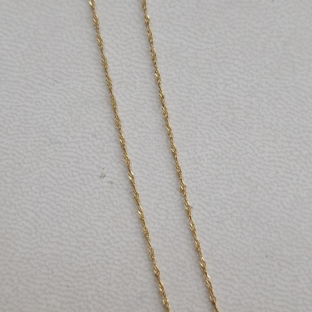 CADENA, DIJE ORO 10 K 1.3 GRMS (SEMINUEVO)