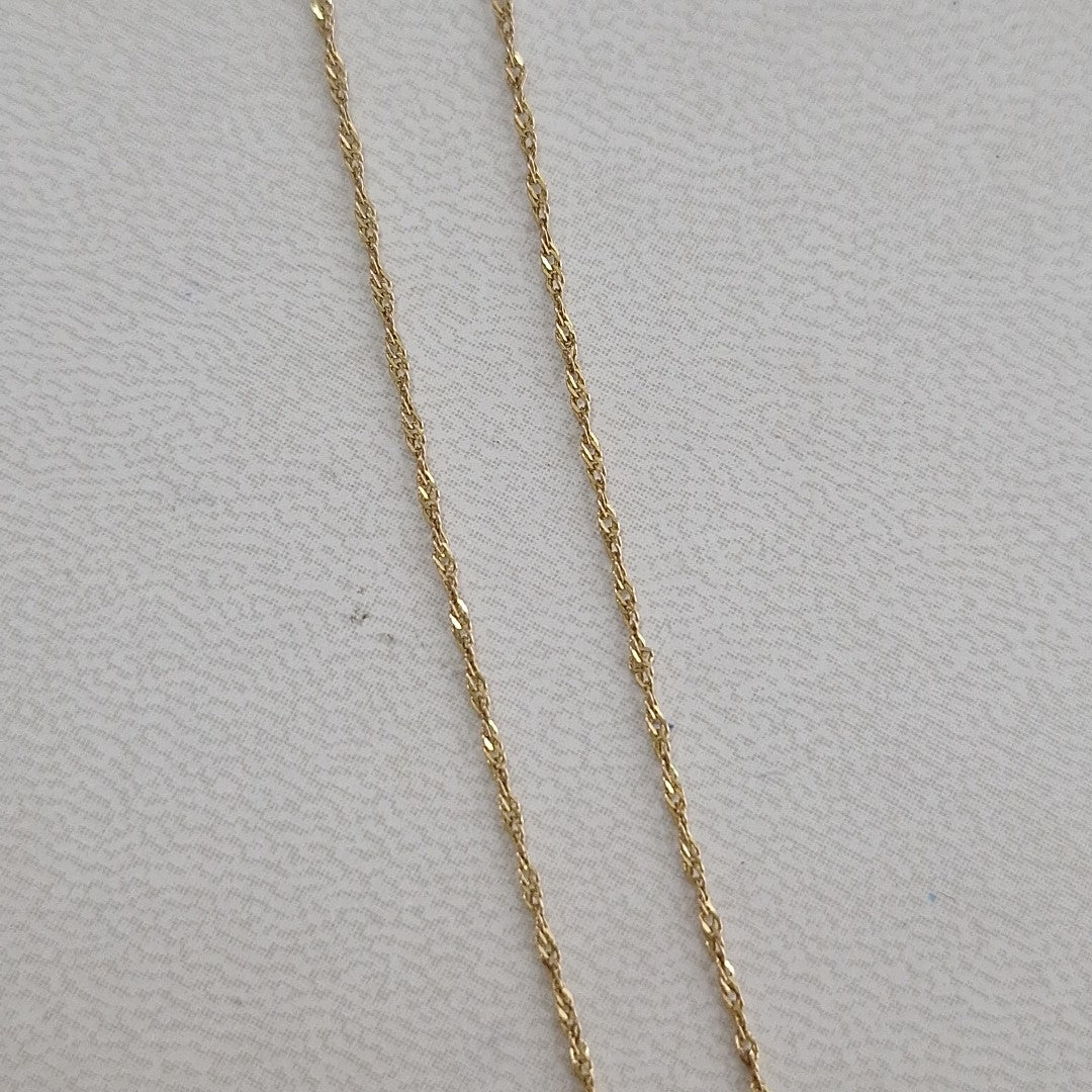 CADENA, DIJE ORO 10 K 1.3 GRMS (SEMINUEVO)
