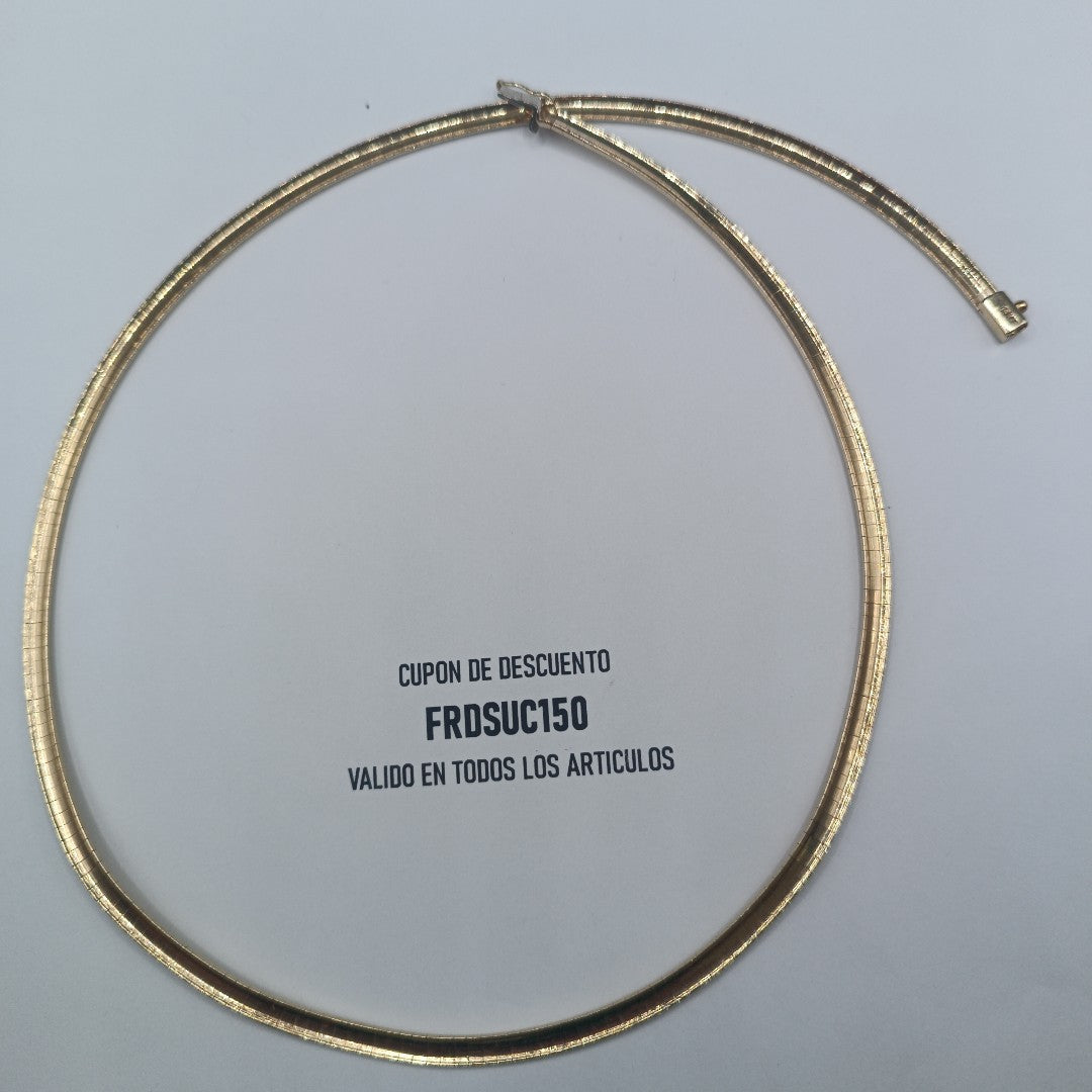 GARGANTILLA ORO 14 K 22.3 GRMS (SEMINUEVO)