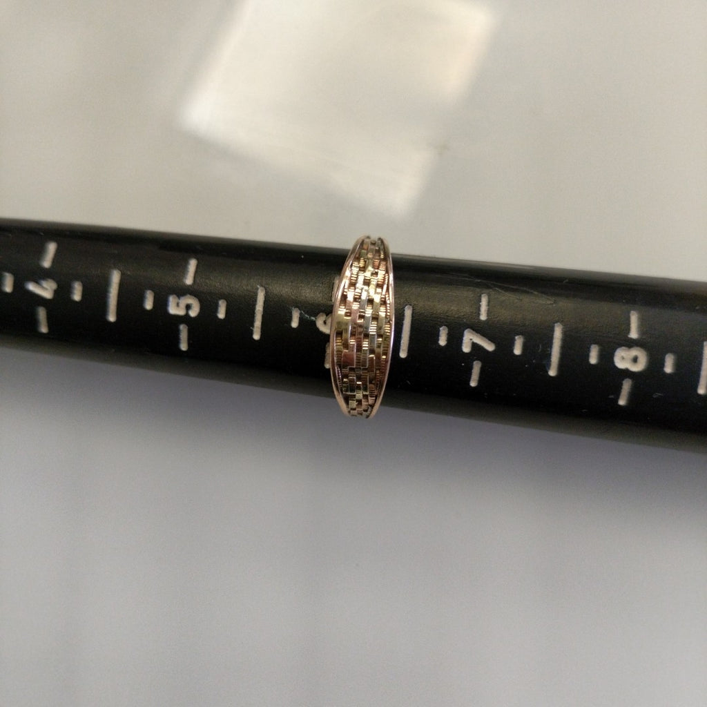 ANILLO ORO, ORO COMBINADO 10 K 1.7 GRMS (SEMINUEVO)