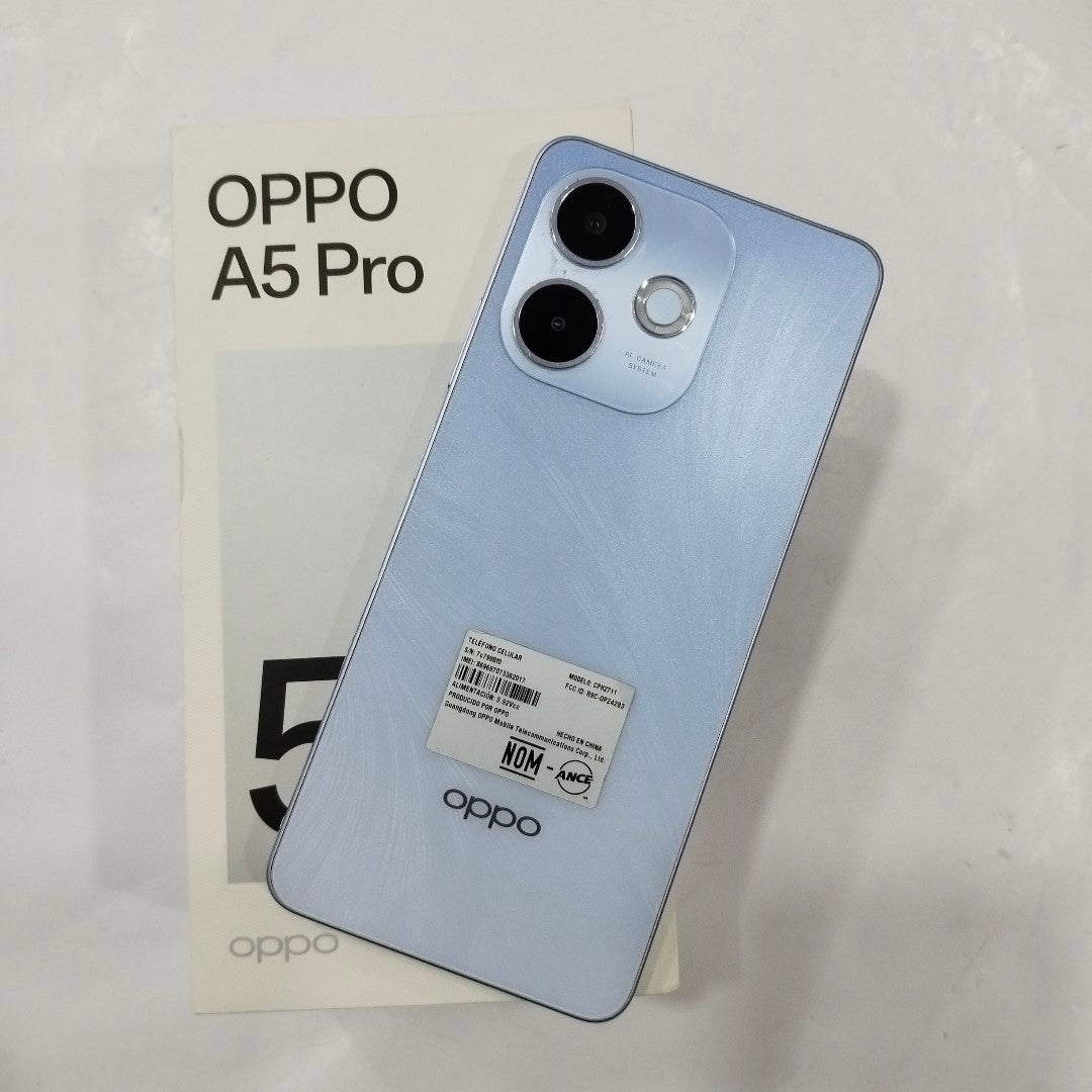 CELULAR OPPO A5 PRO CPH2711 (2025) 256 GB 8 GB RAM (SEMINUEVO)