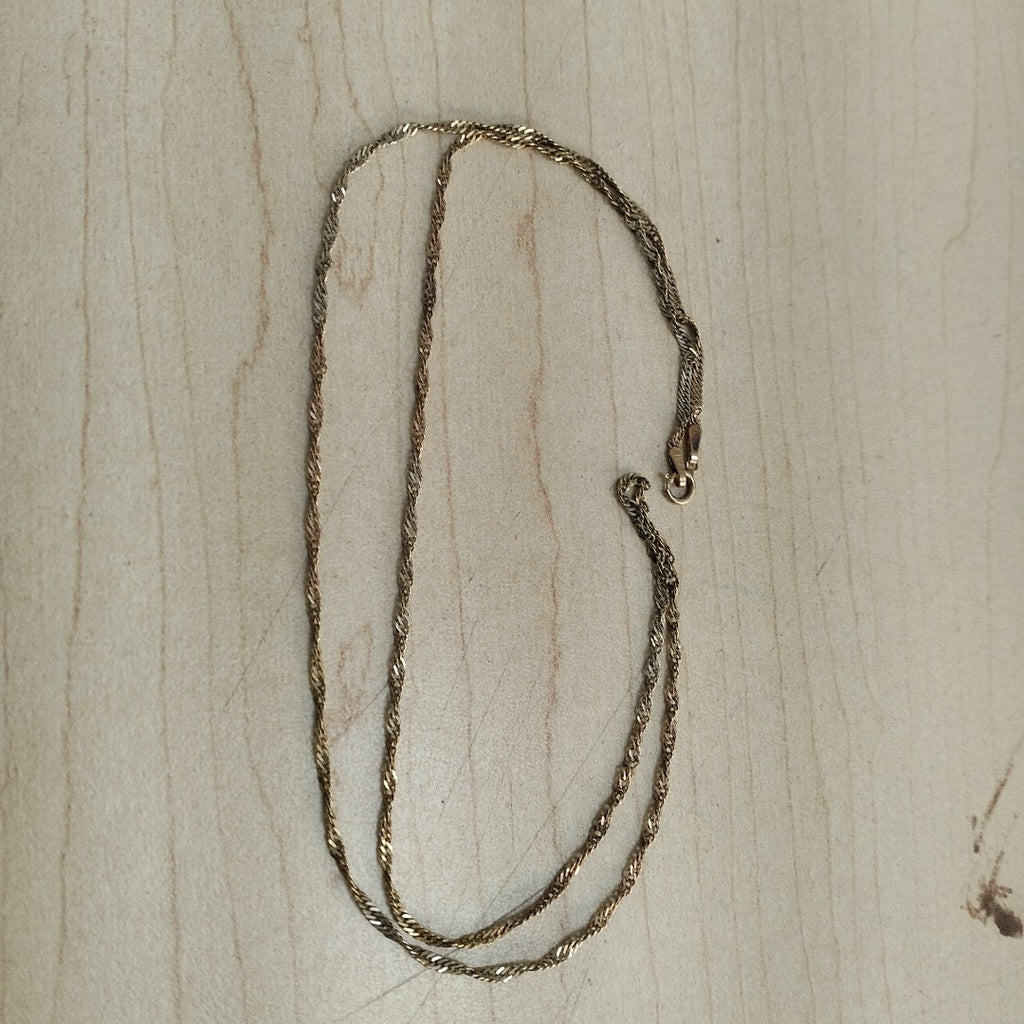 CADENA ORO COMBINADO 14 K 2,80 GRMS (SEMINUEVO)