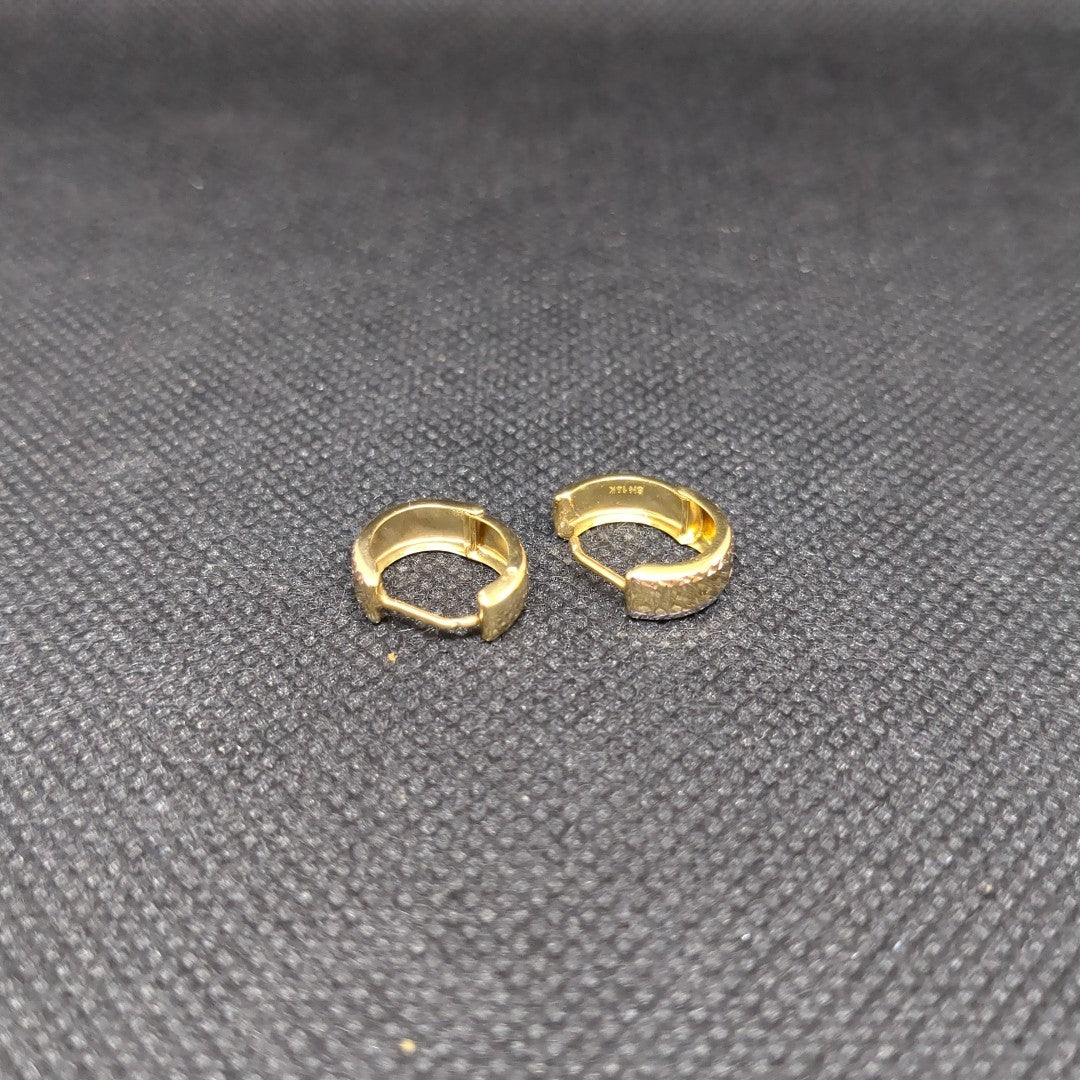 ARRACADAS PAR ORO 14 K 1,10 GRMS (SEMINUEVO)