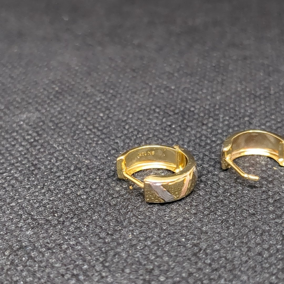 ARRACADAS PAR ORO 14 K 1,10 GRMS (SEMINUEVO)