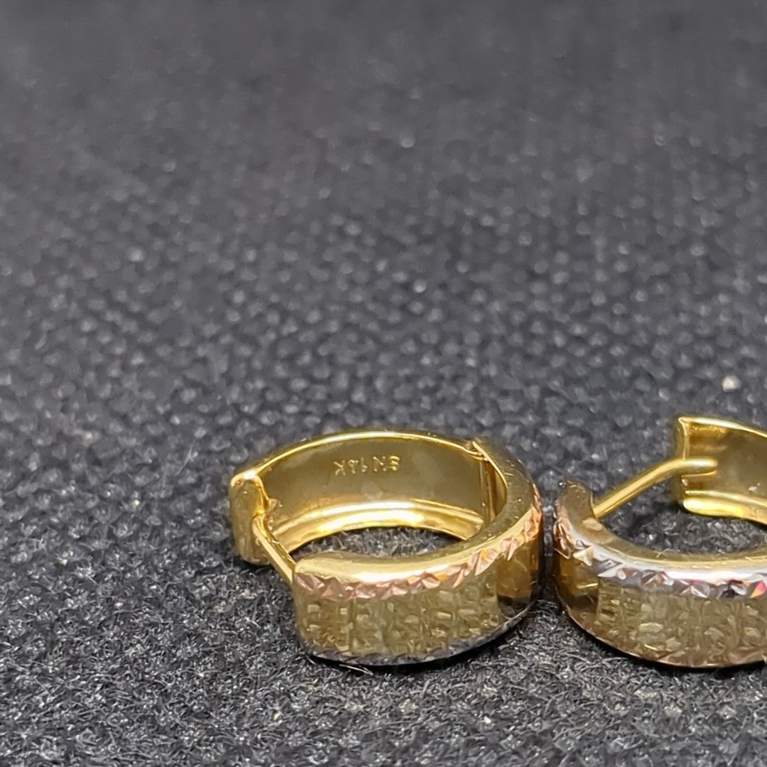 ARRACADAS PAR ORO 14 K 1,10 GRMS (SEMINUEVO)