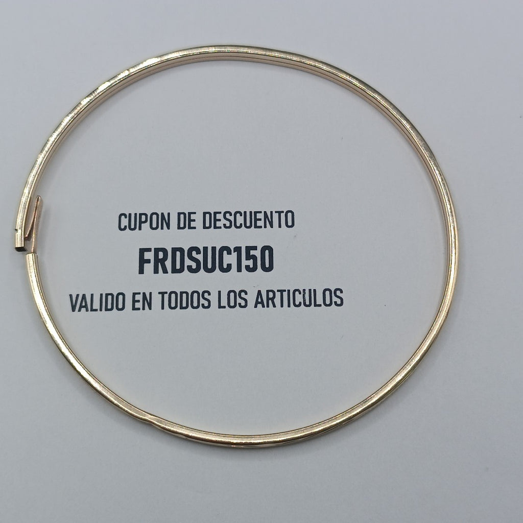 PULSERA RIGIDA ORO 10 K 4.1 GRMS (SEMINUEVO)