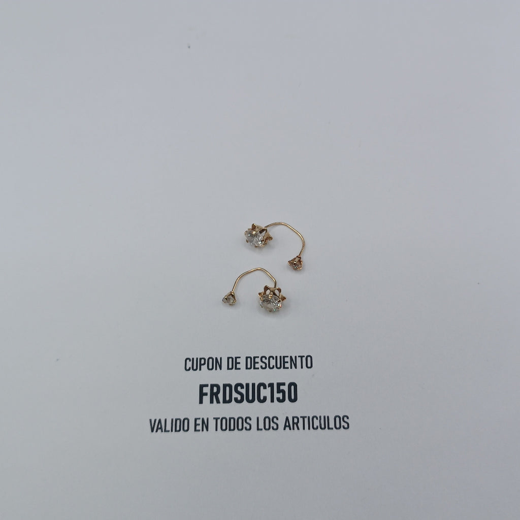 BROQUELES PAR ORO 10 K 0,90 GRMS (SEMINUEVO)