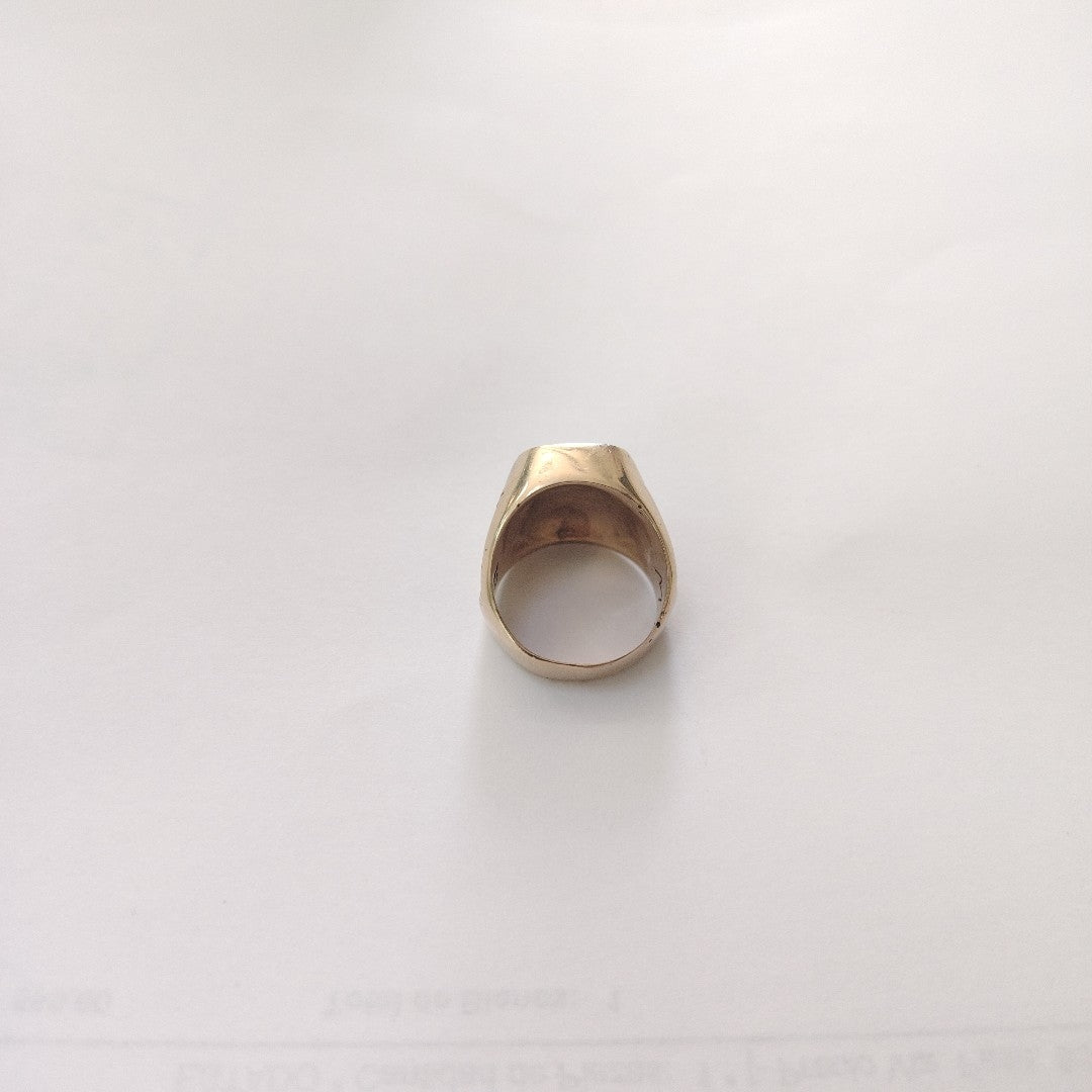 ANILLO DE GRADUACIÓN ORO 10 K 9,60 GRMS (SEMINUEVO)