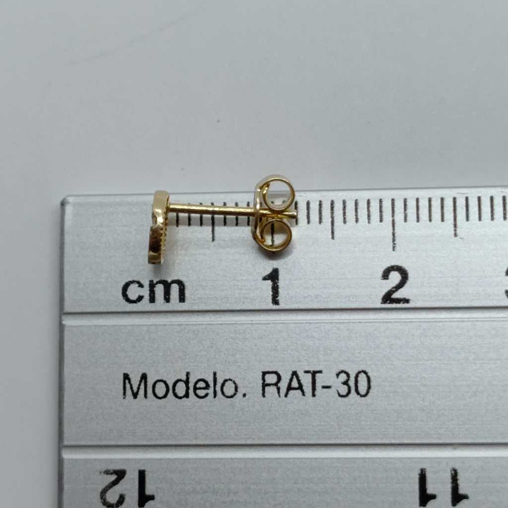 BROQUELES PAR ORO 14 K 1 GRMS (SEMINUEVO)