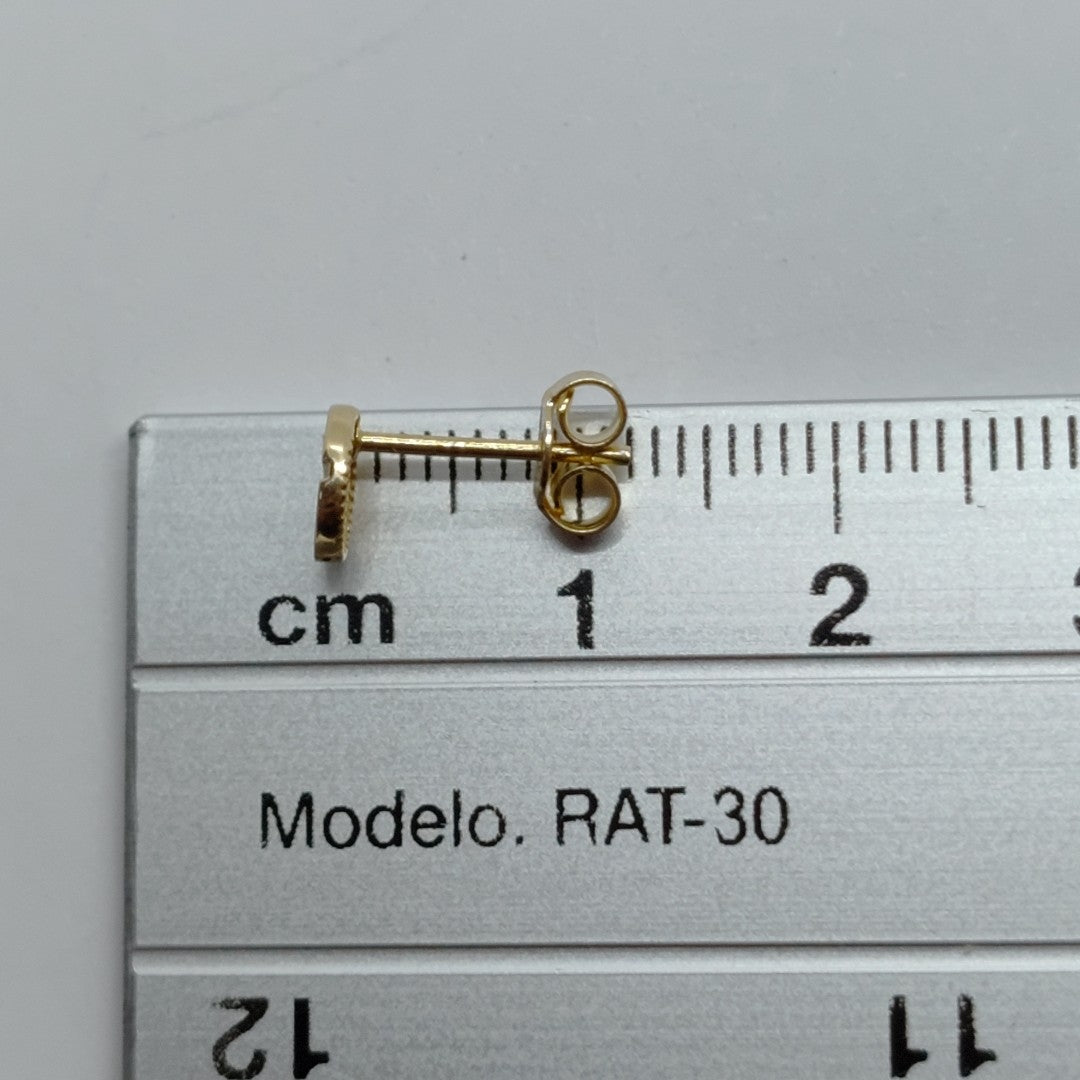 BROQUELES PAR ORO 14 K 1 GRMS (SEMINUEVO)